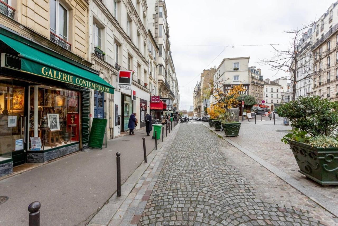 Abbesses - Superbe Appartement Avec Cheminees Paris Eksteriør bilde
