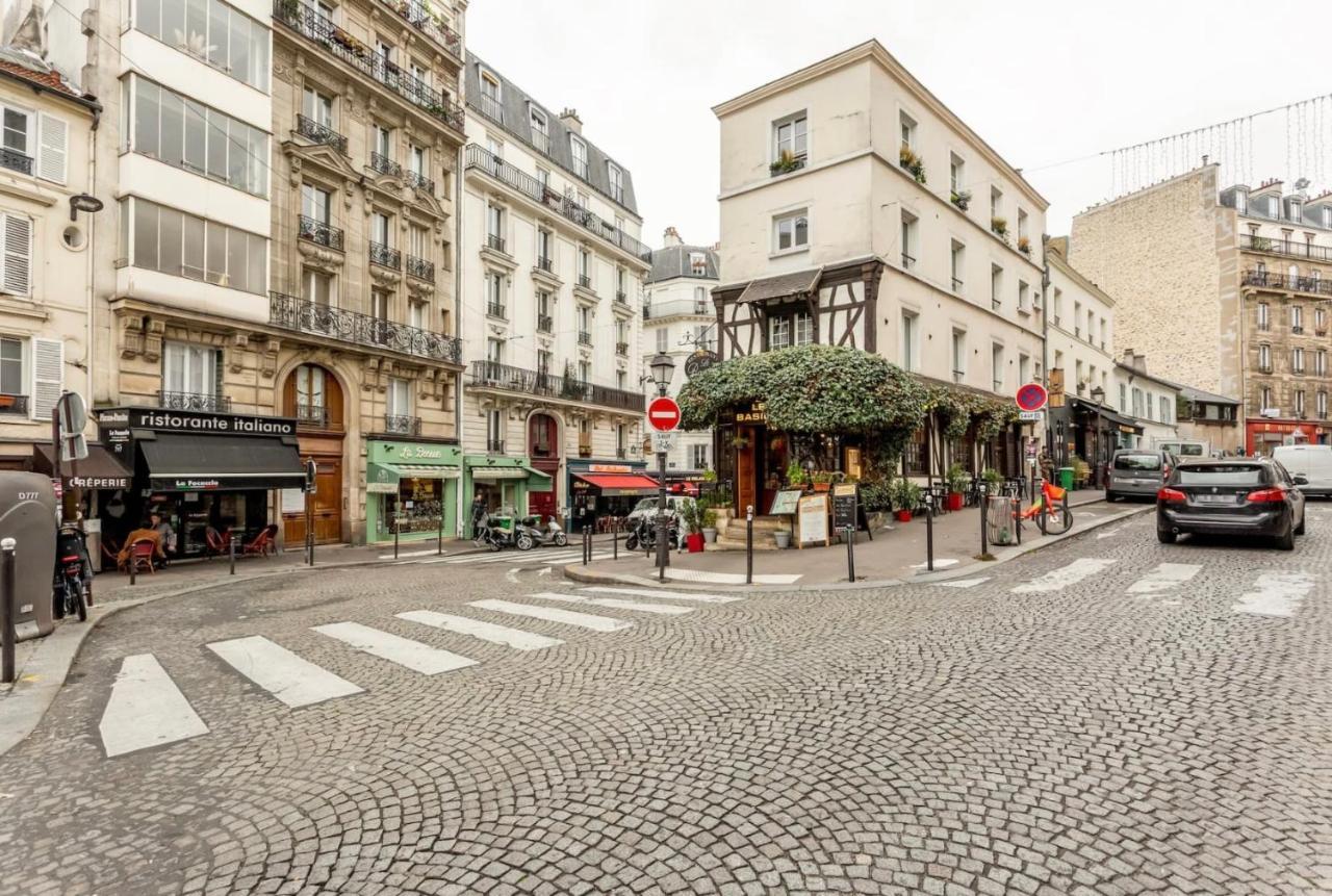 Abbesses - Superbe Appartement Avec Cheminees Paris Eksteriør bilde